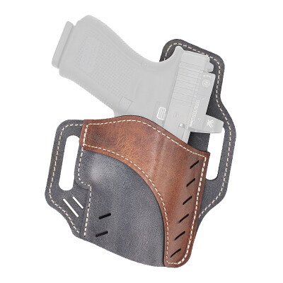 Versacarry Horizon Vintage Series OWB Holster for P365/Hellcat Gray/Tan
