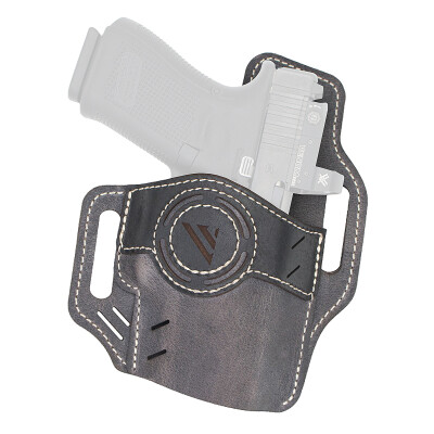 Versacarry Luna Vintage Series OWB Holster for Subcompact Autos Optic Ready Gray/Black
