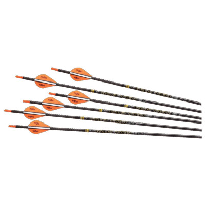 Victory Archery VAP TKO Elite 400 Carbon Fiber Hunting Arrows 6-Pack