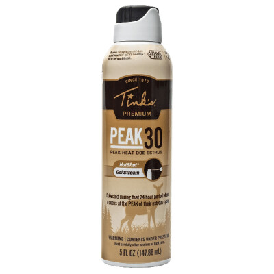 Tink's PEAK30 Premium Doe Estrus Hot Shot Gel Stream 5 oz.