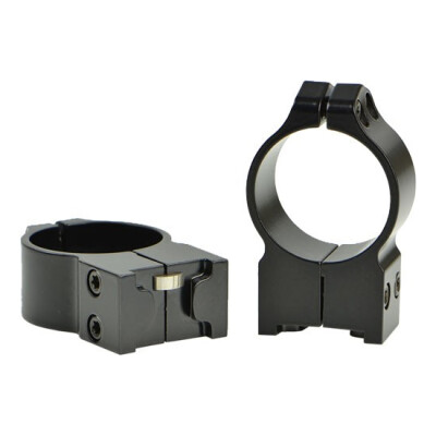 Warne Rings For Ruger M77/Hawkeye/ Sup. Redhawk High Height 30mm Diameter Matte Finish Black 15R7M
