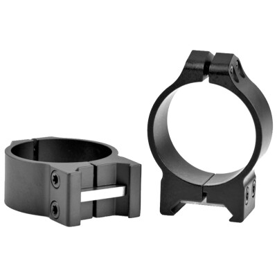 Warne Maxima 220M Scope Rings 34mm Low Steel Black