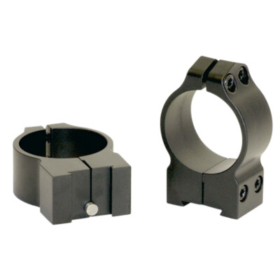 Warne Maxima Tikka 1" High Scope Rings Steel Matte Black