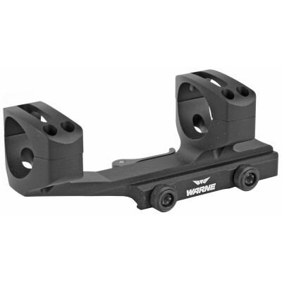 Warne Scope Mounts XSKEL One Piece Quick Detach AR-15 Skeletonized Scope Mount 30mm Tube Diameter QD Throw Levers Lightweight 6061 Aluminum Matte Black