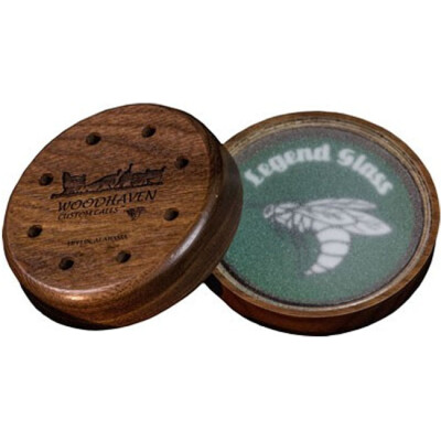 Woodhaven Custom Calls The Legend Glass Friction Call 2 Strikers Walnut Cup