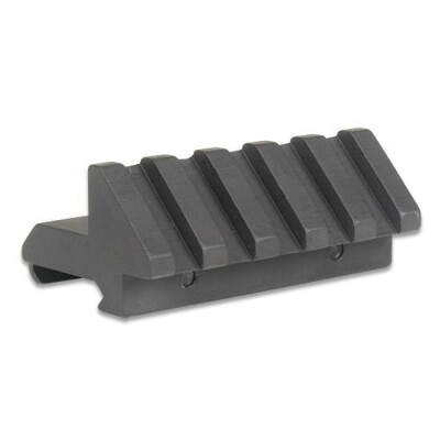 Yankee Hill Machine Company Offset 5 Slot Picatinny Mount 45 Degree Offset Picatinny Aluminum Black