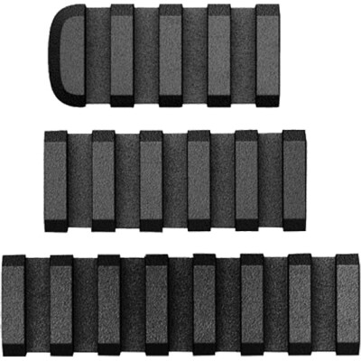 AB Arms LTF Rails AR-15 Picatinny Rail 3 Piece Combo Pack Polymer Black