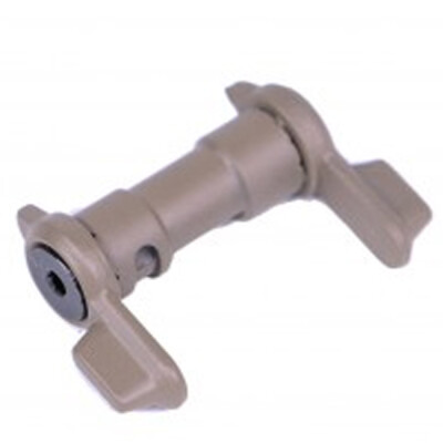 Guntec USA AR-15/AR-10 Multi Degree Short Throw Ambidextrous Safety Short Throw Levers Aluminum Cerakote Flat Dark Earth Finish