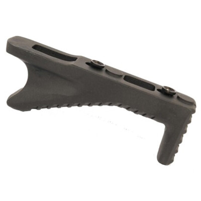 Guntec AR-15 Angled Aluminum Foregrip Keymod Neoprene Coating Black