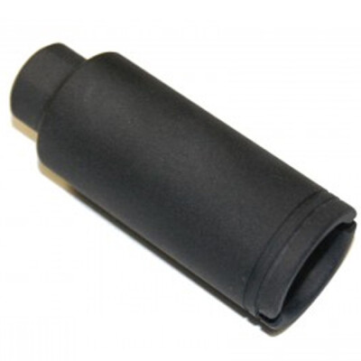 Guntec AR-15 Slim Line Cone Flash Can Aluminum Anodized Black