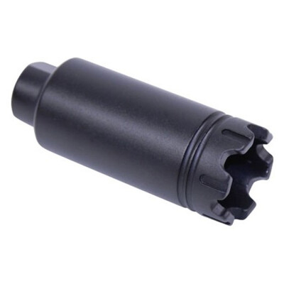Guntec AR-15 Slim Line Trident Flash Can With Glass Breaker 5.56/.223 Caliber 1/2x28 TPI Aluminum Black
