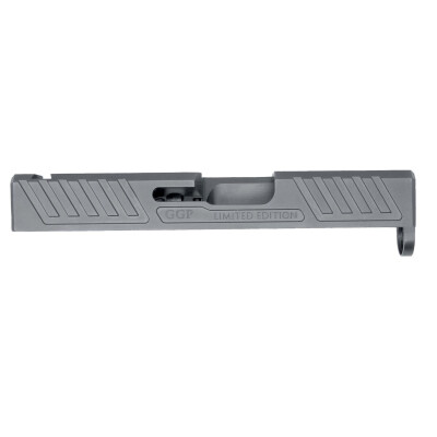 Grey Ghost Precision SPG-43 V1 Stripped Slide fits Glock 43 Models Machined 17-4 Stainless Steel DLC Coated Grey