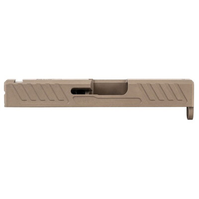 Grey Ghost Precision SPG-43 V1 Stripped Slide fits Glock 43 Models Machined 17-4 Stainless Steel DLC Coated Flat Dark Earth