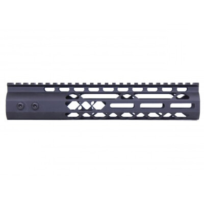 GunTec Air Lite Free Float 10" AR15 M-Lok Handguard Black 