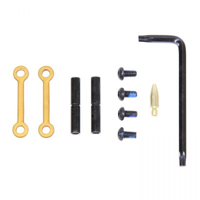 Guntec USA AR-15 Anti-Rotation Trigger/Hammer Pin Set Anodized Gold