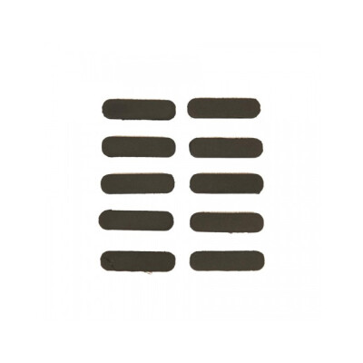 Guntec AR-15 Gen 2 M-LOK Rubber Neoprene Insert Covers with Protruding Grooves Neoprene Black 10 Pack