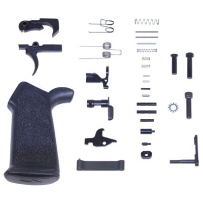 Guntec USA AR-15 Lower Parts Kit with Ergonomic Pistol Grip