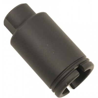 Guntec AR-15 Micro Slim Flash Can 5.56 NATO/.223 Caliber 1/2x28 Threads Aluminum Anodized Black