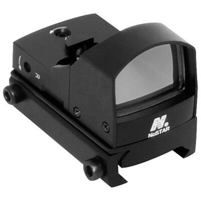 NcSTAR Compact Red Dot Sight 2 MOA Dot Integral Rail Mount Matte Black Finish