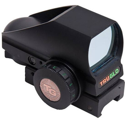 TRUGLO Tru-Brite Open Red Dot Sight Multi Reticle Dot Black Finish TG8380BN