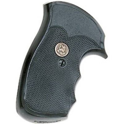Pachmayr Decelerator Grip S&W N Frame Square Butt Revolver Finger Groove Rubber Black 05056