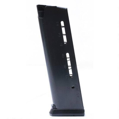 Wilson Combat Elite Tactical Full Size 1911 Magazine .45 ACP 8 Rounds Steel Black 500B