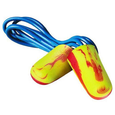 AO Safety Peltor Blasts Corded Ear Plugs NRR 33 Decibels Yellow 97081