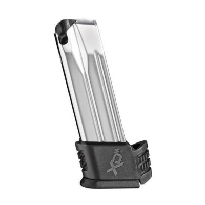 Springfield Armory XD(M) Compact Magazine 9mm Luger 19 Rounds X-Tension Sleeve #2 Stainless Steel XDM50192