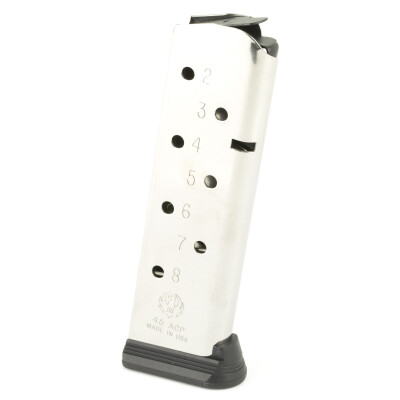 Ruger SR1911 Magazine .45 ACP 8 Rounds Stainless Steel 90365