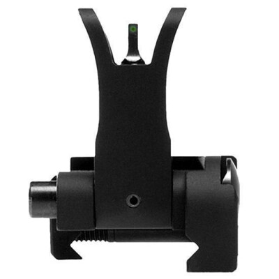Troy Industries Folding BattleSight Tritium Illuminated Same Plane Steel Black FBSFMBT01