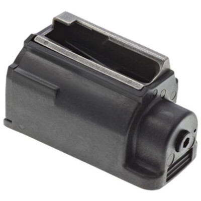 Ruger M77 Magazine .357 Magnum 5 Rounds Plastic with Steel Feed Lips Black Finish 90345