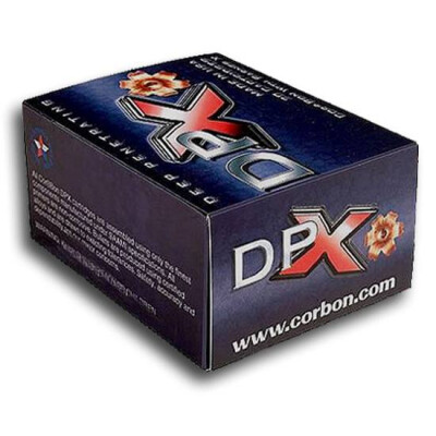 Ammo .380 Auto Cor-Bon DPX 80 Grain Solid Copper Hollow Point Bullet 1050 fps 20 Rounds DPX38080/20
