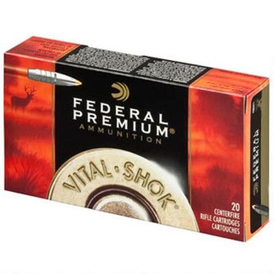 Federal Premium Vital-Shok 7mm WSM Ammunition 20 Rounds 140 Trophy Bonded Tip Bullet 3200fps
