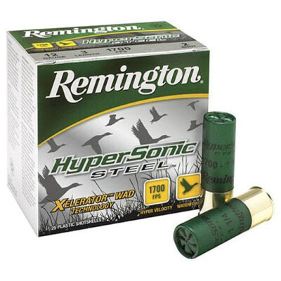 Remington HyperSonic 12 Ga 3" #2 Steel 1.125oz 25 rds