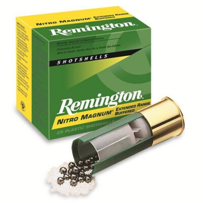 Remington Nitro Magnum 12 Gauge Ammunition 25 Rounds 3" #4 Lead 1.625oz