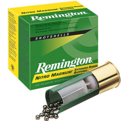 Remington Nitro Mag 20 Ga 3" #4 Lead 1.25oz 25 Rounds
