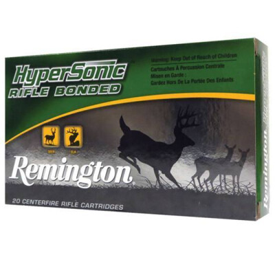Remington .223 Rem 62 Grain Bonded PSP 20 Round Box