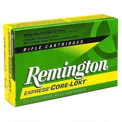 Remington Express 7x64 Brenneke Ammunition 20 Rounds 175 Grain Core-Lokt PSP Soft Point Projectile 2600fps