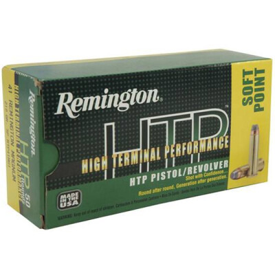 Remington HTP .41 Rem Mag 210 Grain JSP 50 Round Box