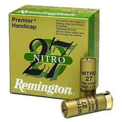 12 Gauge Remington Nitro 27 Handicap Target Load 2-3/4" #8 Lead 1-1/8 Ounce 1235 fps 25 Round Box STS12NH8