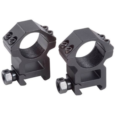 Traditions Tactical Scope Rings 4 Screws 1" Medium Black Finish A763M