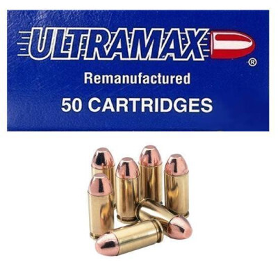 Ultramax .40 S&W 165 Grain FMJ 50 Round Box 940 fps