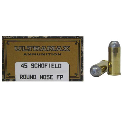 Ultramax Cowboy .45 Schofield 230 Grain RNFP 50 Round Box