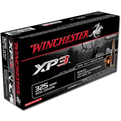 Winchester Supreme .325 WSM 200 Grain XP3 20 Round Box