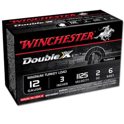 Winchester Double X 12 Gauge Ammunition 10 Rounds 3" #6 Copper Plated Lead 2oz
