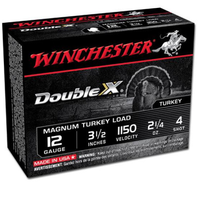 Winchester Double X 12 Ga 3.5" #4 Lead 2.25oz 10 Rounds