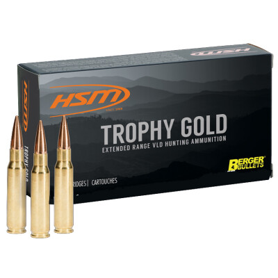 HSM .338 Lapua Magnum Ammunition 20 Rounds Match Hybrid OTM Tactical 300 Grain 2762fps