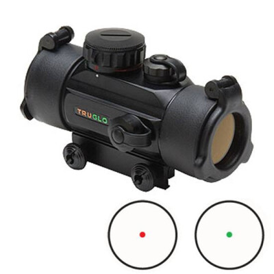 TRUGLO Dual Color 30mm Red Dot Scope 5 MOA Dot Black TG8030DB