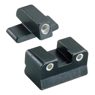 Trijicon Tritium Night Sights Beretta 92A1, 96A1 Green Front and Rear Metal Housing BE13