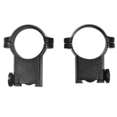 Ruger M77 1" Scope Ring Set High Matte Black 90409